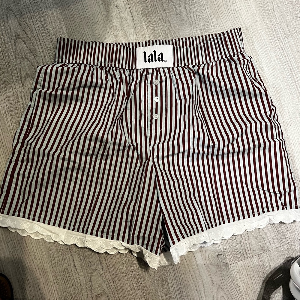 Dressed In Lala Lace Boxer Shorts